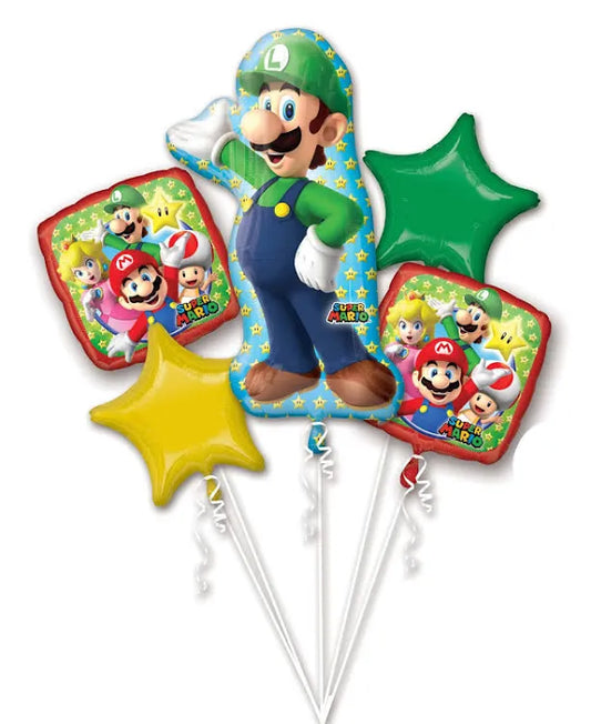 Luigi helium filled bouquet