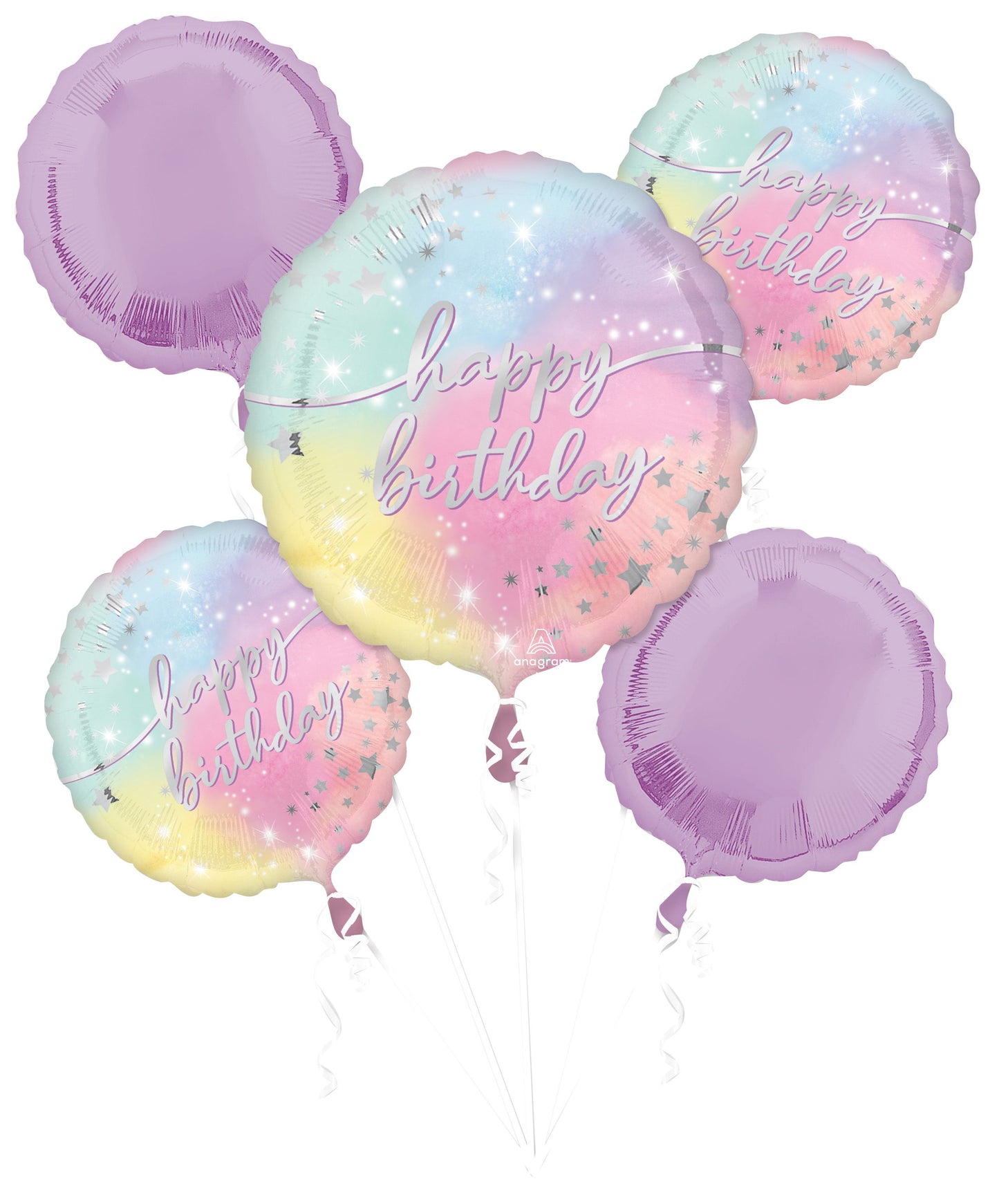 Helium Filled Luminous Birthday Bouquet