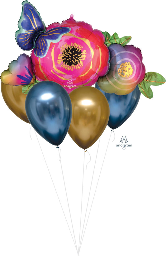 Helium Filled Satin Butterfly Bouquet