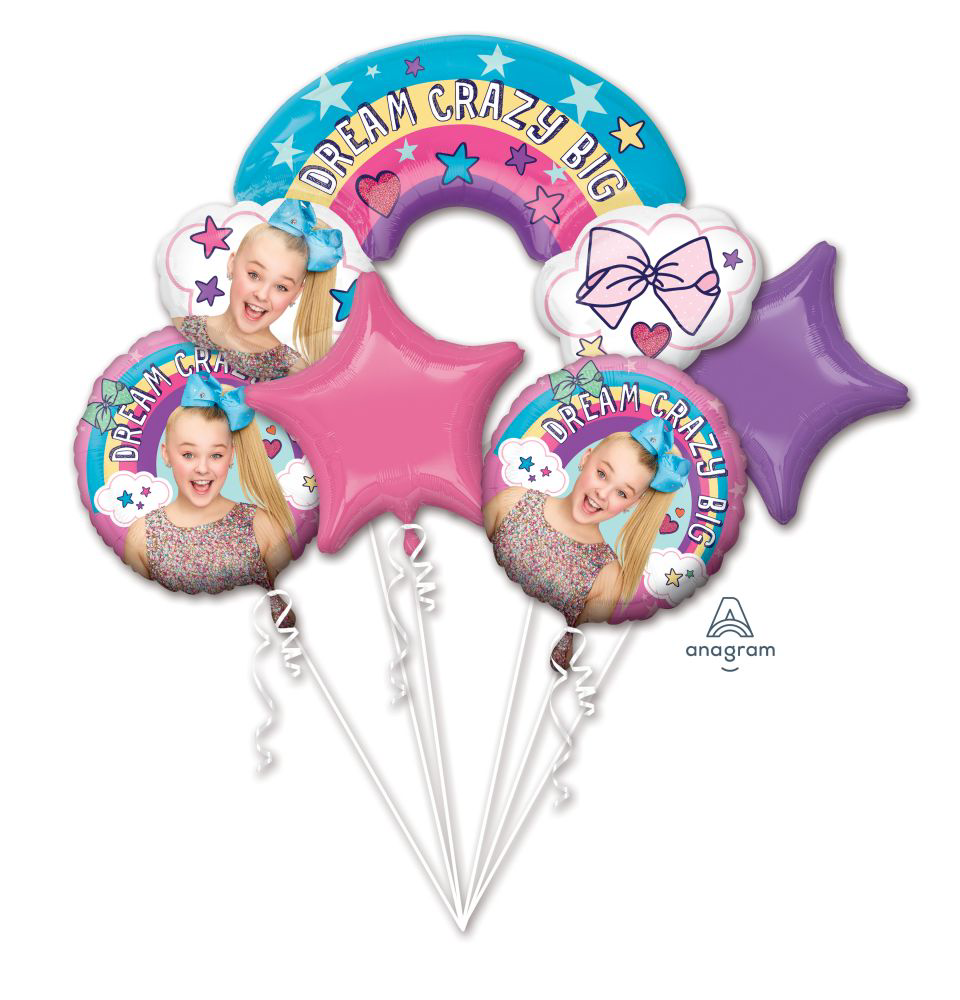 Helium Filled Jojo Siwa Balloon Bouquet