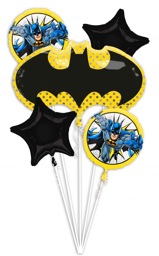 Helium Filled Batman Bouquet