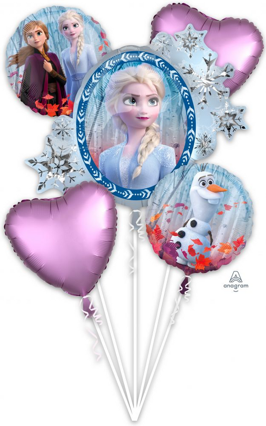 Helium Filled Frozen 2 Bouquet